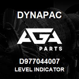 D977044007 Dynapac LEVEL INDICATOR | AGA Parts