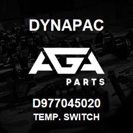 D977045020 Dynapac TEMP. SWITCH | AGA Parts