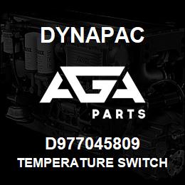 D977045809 Dynapac TEMPERATURE SWITCH | AGA Parts