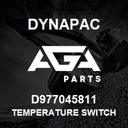 D977045811 Dynapac TEMPERATURE SWITCH | AGA Parts