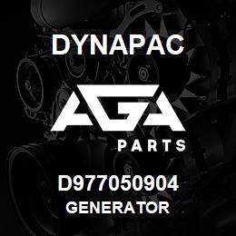 D977050904 Dynapac GENERATOR | AGA Parts