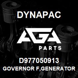 D977050913 Dynapac GOVERNOR F,GENERATOR | AGA Parts