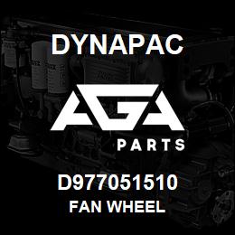 D977051510 Dynapac FAN WHEEL | AGA Parts