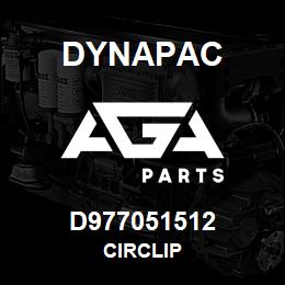 D977051512 Dynapac CIRCLIP | AGA Parts