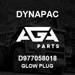 D977058018 Dynapac GLOW PLUG | AGA Parts