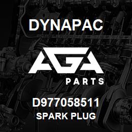 D977058511 Dynapac SPARK PLUG | AGA Parts