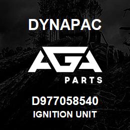 D977058540 Dynapac IGNITION UNIT | AGA Parts