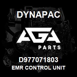 D977071803 Dynapac EMR CONTROL UNIT | AGA Parts