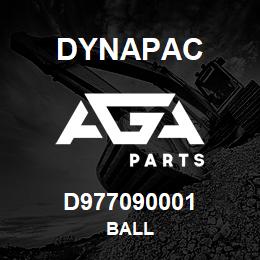 D977090001 Dynapac BALL | AGA Parts