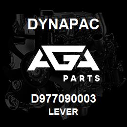 D977090003 Dynapac LEVER | AGA Parts