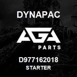 D977162018 Dynapac STARTER | AGA Parts