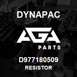 D977180509 Dynapac RESISTOR | AGA Parts