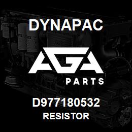 D977180532 Dynapac RESISTOR | AGA Parts