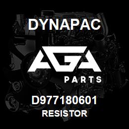 D977180601 Dynapac RESISTOR | AGA Parts