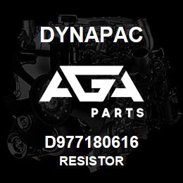 D977180616 Dynapac RESISTOR | AGA Parts