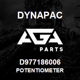 D977186006 Dynapac POTENTIOMETER | AGA Parts