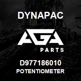 D977186010 Dynapac POTENTIOMETER | AGA Parts