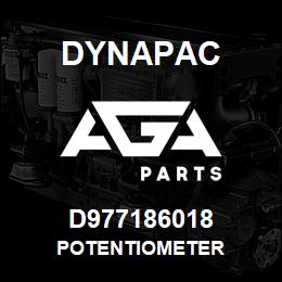 D977186018 Dynapac POTENTIOMETER | AGA Parts