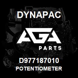 D977187010 Dynapac POTENTIOMETER | AGA Parts