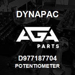 D977187704 Dynapac POTENTIOMETER | AGA Parts