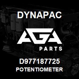 D977187725 Dynapac POTENTIOMETER | AGA Parts