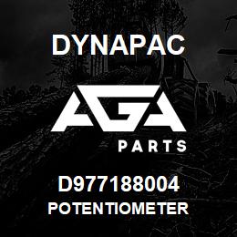 D977188004 Dynapac POTENTIOMETER | AGA Parts