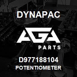 D977188104 Dynapac POTENTIOMETER | AGA Parts