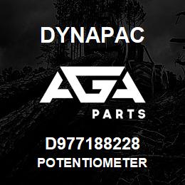 D977188228 Dynapac POTENTIOMETER | AGA Parts