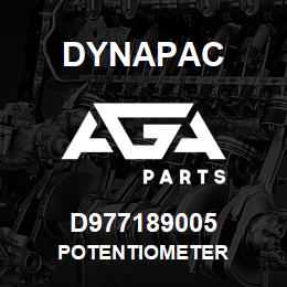 D977189005 Dynapac POTENTIOMETER | AGA Parts