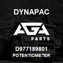 D977189801 Dynapac POTENTIOMETER | AGA Parts