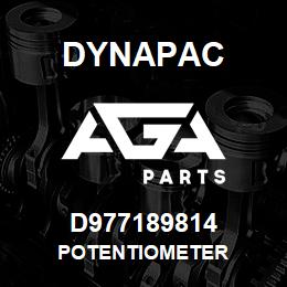 D977189814 Dynapac POTENTIOMETER | AGA Parts