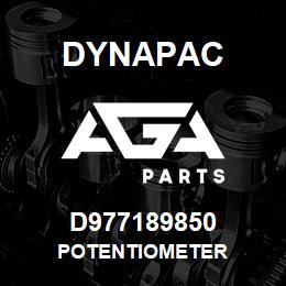 D977189850 Dynapac POTENTIOMETER | AGA Parts