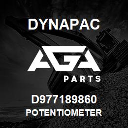 D977189860 Dynapac POTENTIOMETER | AGA Parts