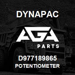 D977189865 Dynapac POTENTIOMETER | AGA Parts