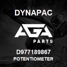 D977189867 Dynapac POTENTIOMETER | AGA Parts