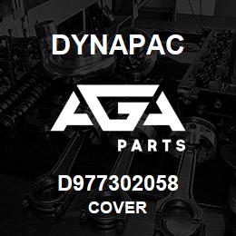 D977302058 Dynapac COVER | AGA Parts