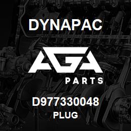 D977330048 Dynapac PLUG | AGA Parts