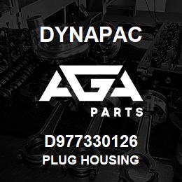 D977330126 Dynapac PLUG HOUSING | AGA Parts