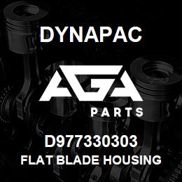 D977330303 Dynapac FLAT BLADE HOUSING | AGA Parts