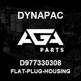 D977330308 Dynapac FLAT-PLUG-HOUSING | AGA Parts