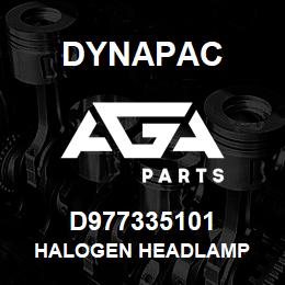 D977335101 Dynapac HALOGEN HEADLAMP | AGA Parts