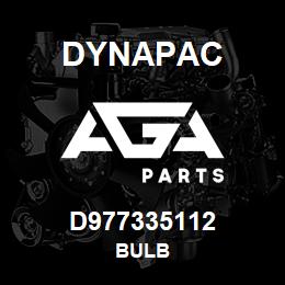 D977335112 Dynapac BULB | AGA Parts