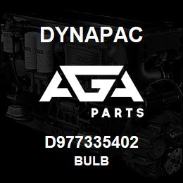 D977335402 Dynapac BULB | AGA Parts