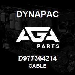 D977364214 Dynapac CABLE | AGA Parts