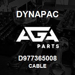 D977365008 Dynapac CABLE | AGA Parts