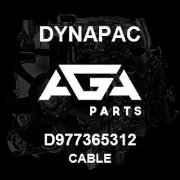 D977365312 Dynapac CABLE | AGA Parts