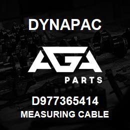 D977365414 Dynapac MEASURING CABLE | AGA Parts