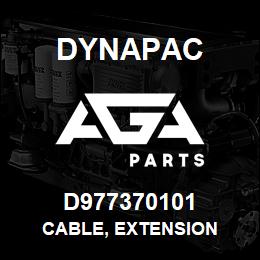 D977370101 Dynapac CABLE, EXTENSION | AGA Parts