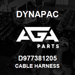 D977381205 Dynapac CABLE HARNESS | AGA Parts