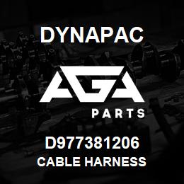 D977381206 Dynapac CABLE HARNESS | AGA Parts